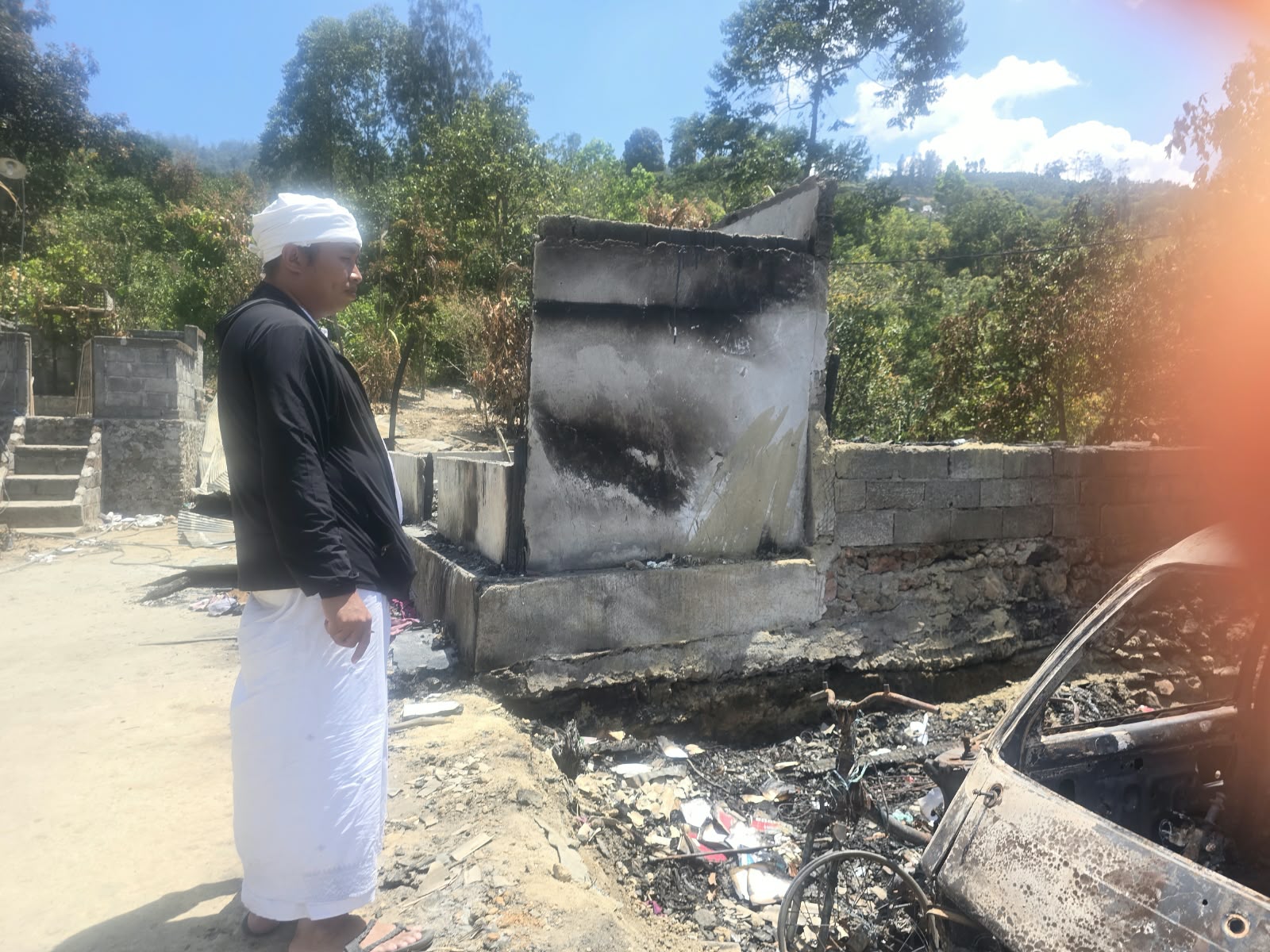 Semeton MSP Salurkan Santunan Korban Kebakaran di Kintamani, Bangli