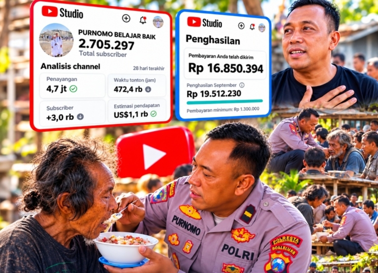 Purnomo Ungkap Penghasilan YouTube, Netizen Pertanyakan Alasan Masih Diusut