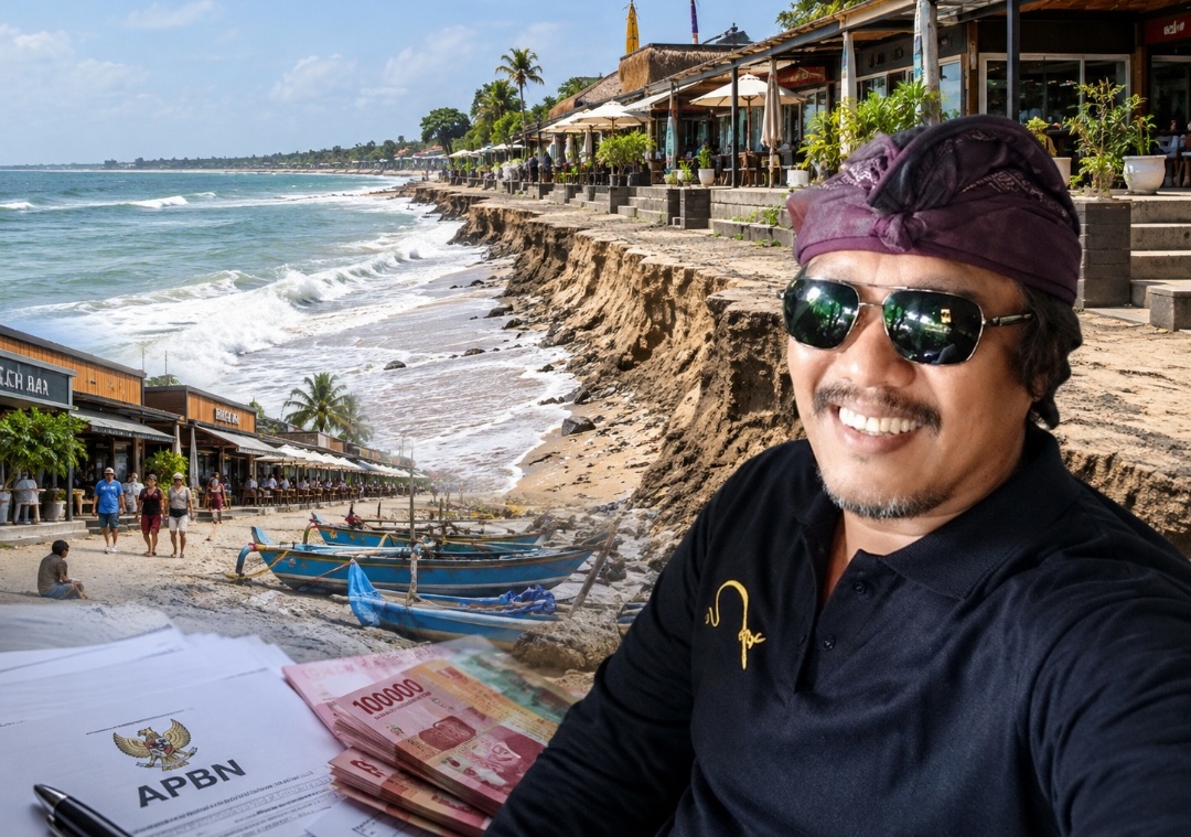 Pantai Bali Jadi Ladang Bisnis? Aryawan Desak Audit Sewa Ruko dan Retribusi